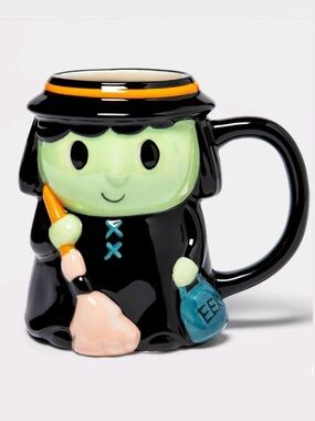 Hyde & EEK! Boutique Stoneware Witch Figural Mug- 12oz